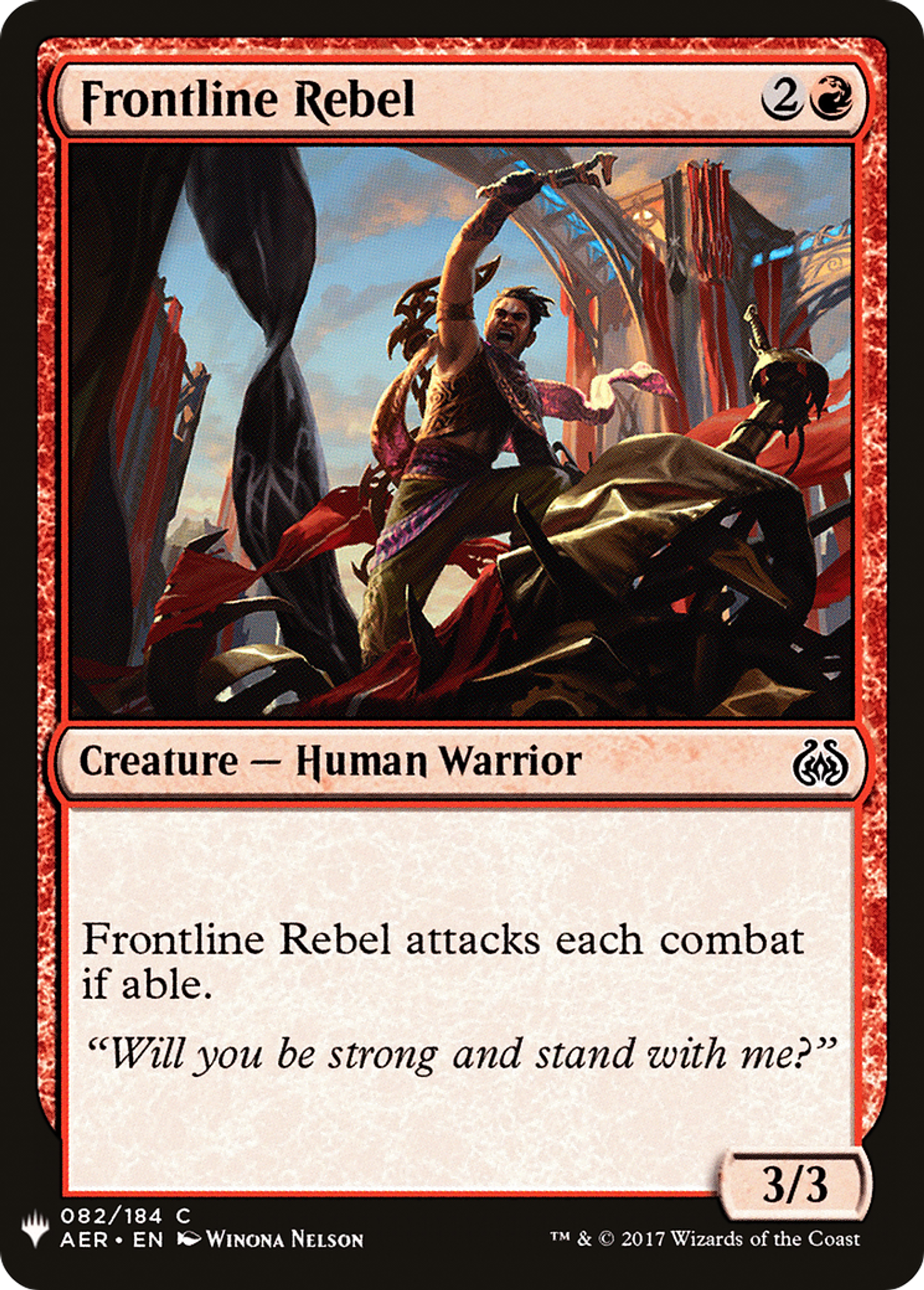 Rebelle du front — The List — Magic: The Gathering