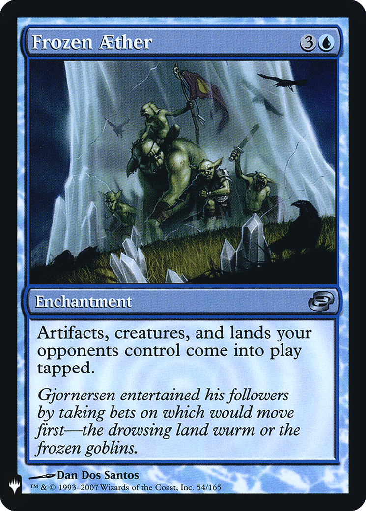 Aether gelé — The List — Magic: The Gathering
