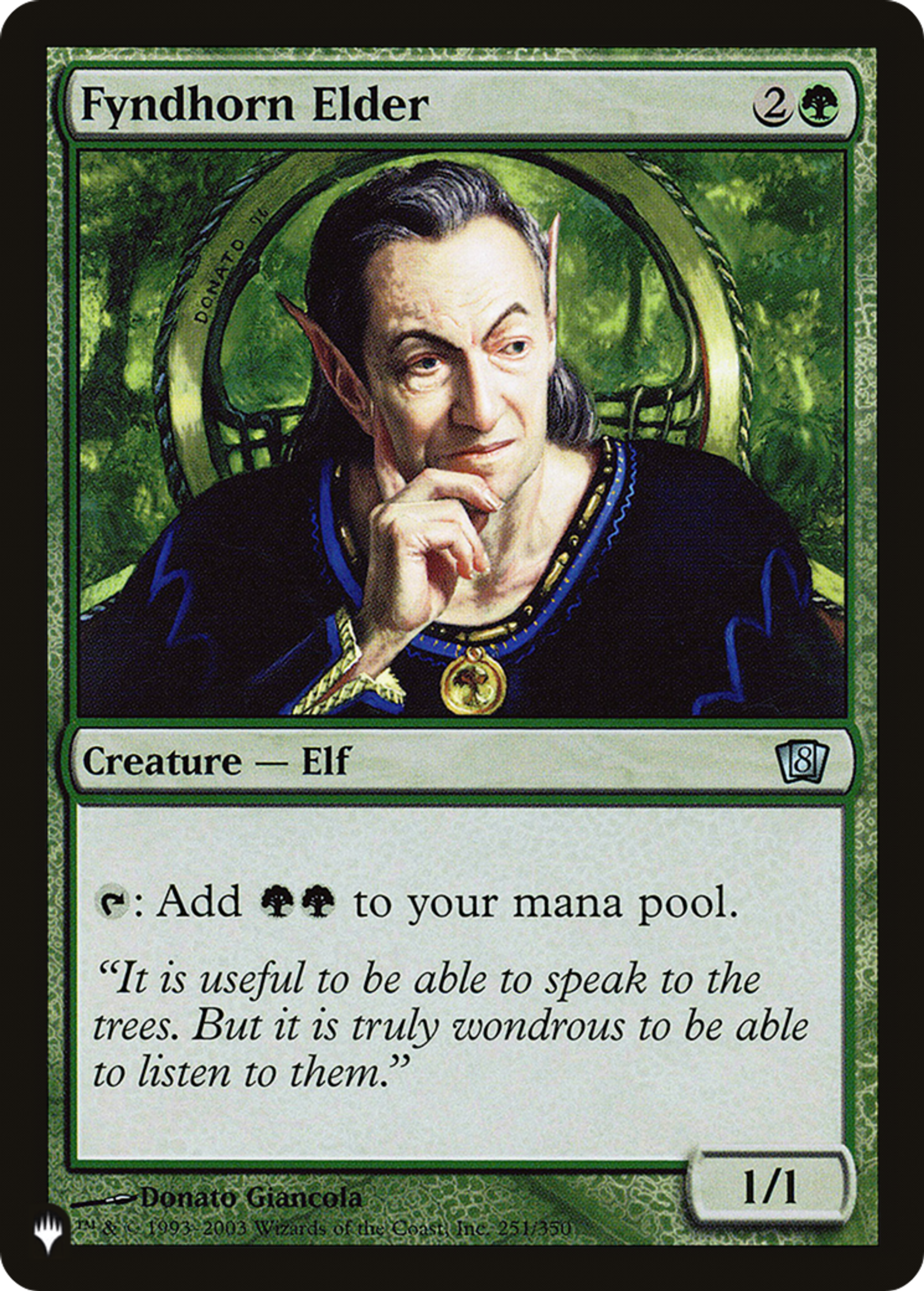 Fyndhorn Elder — The List — Magic: The Gathering