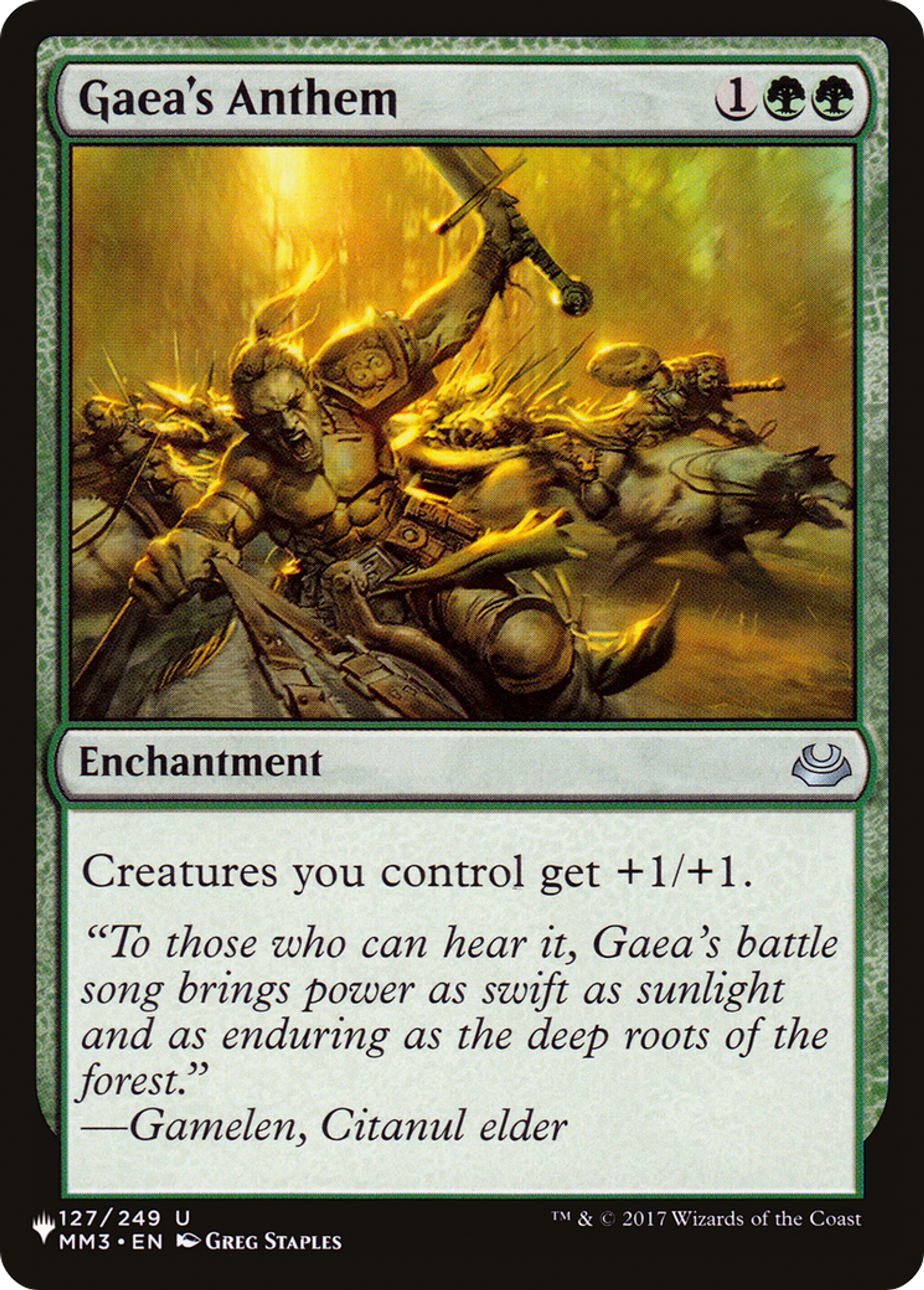 Gaea's Anthem — The List — Magic: The Gathering