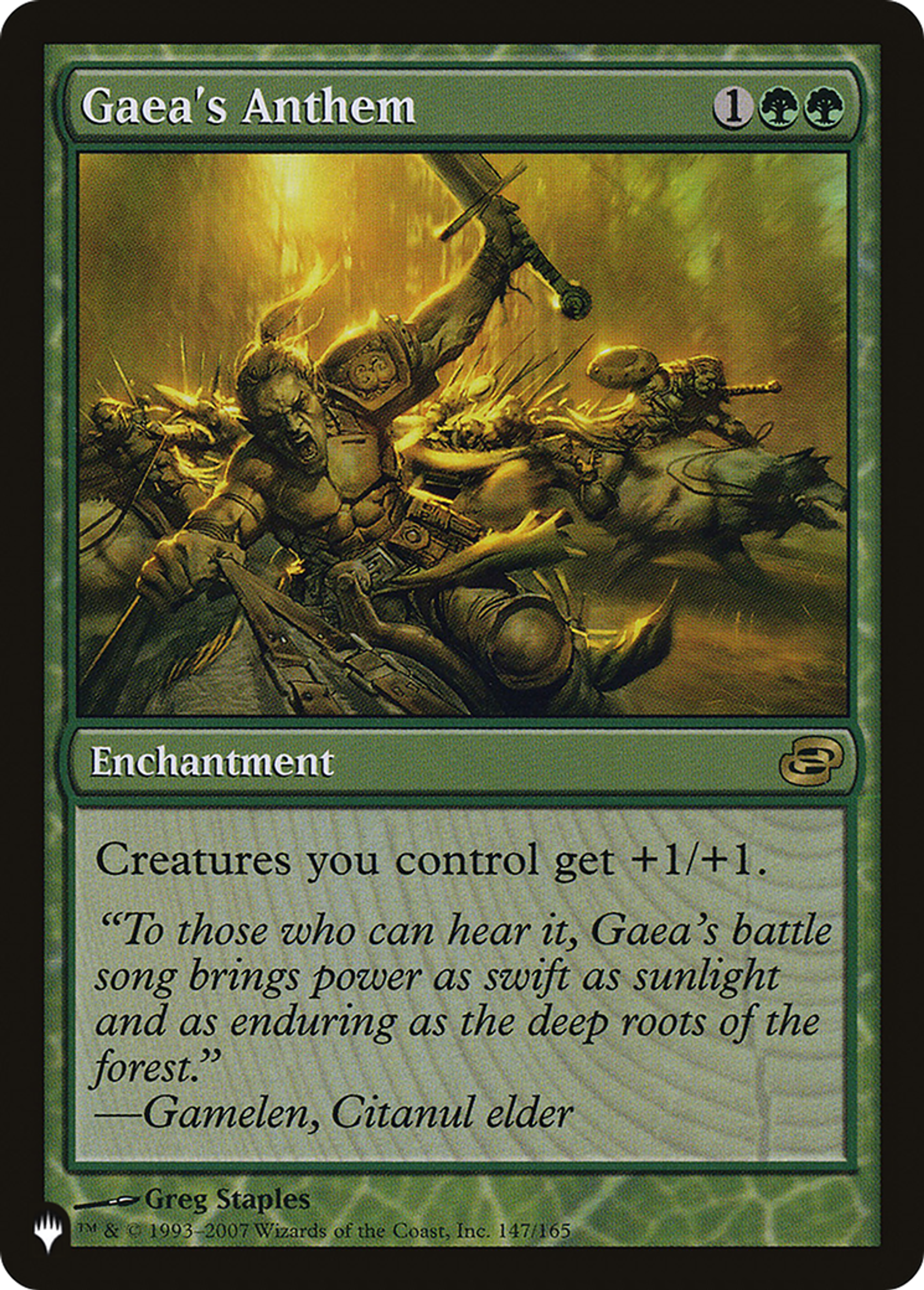 Gaea's Anthem — The List — Magic: The Gathering