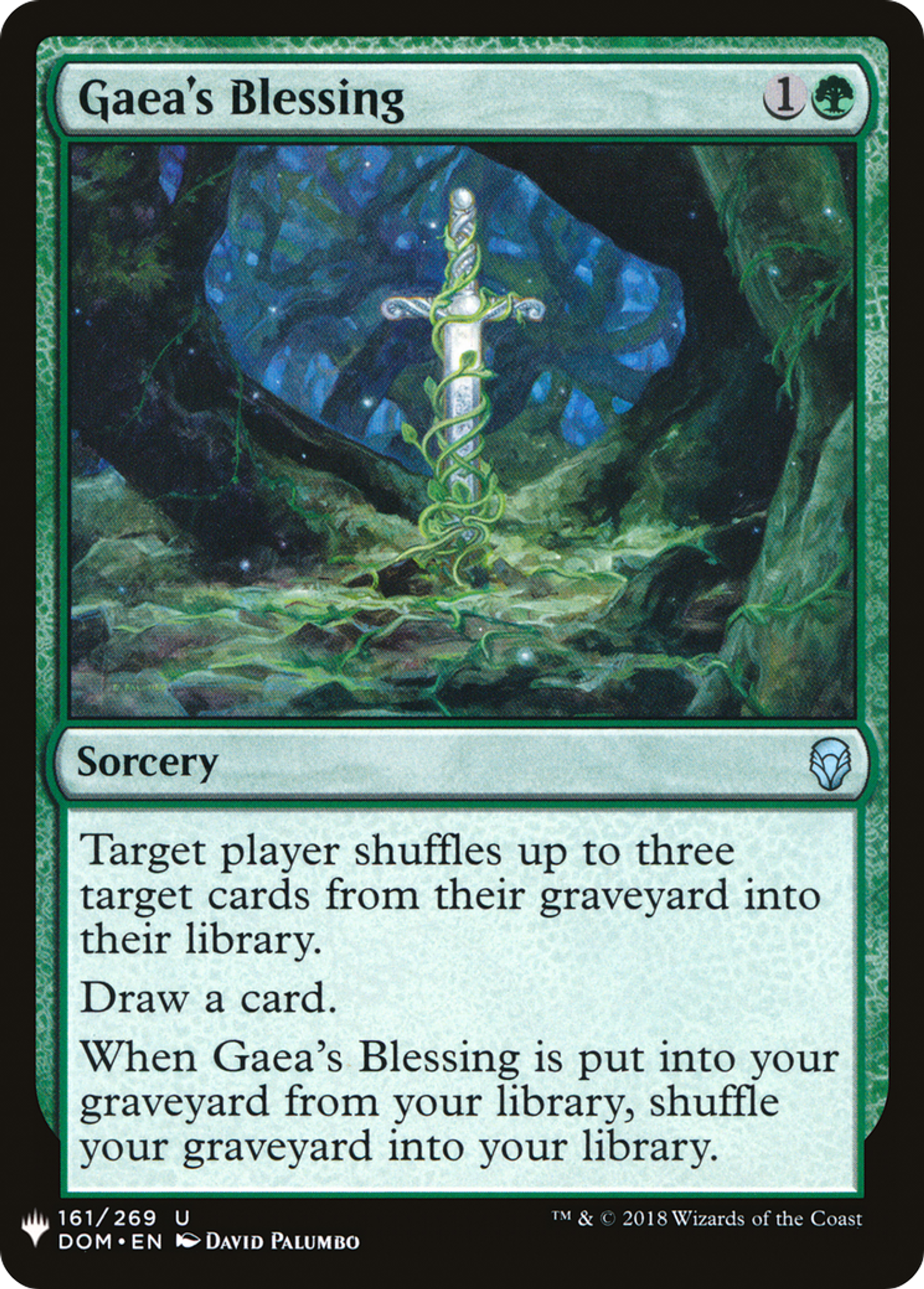 Gaea's Blessing — The List — Magic: The Gathering
