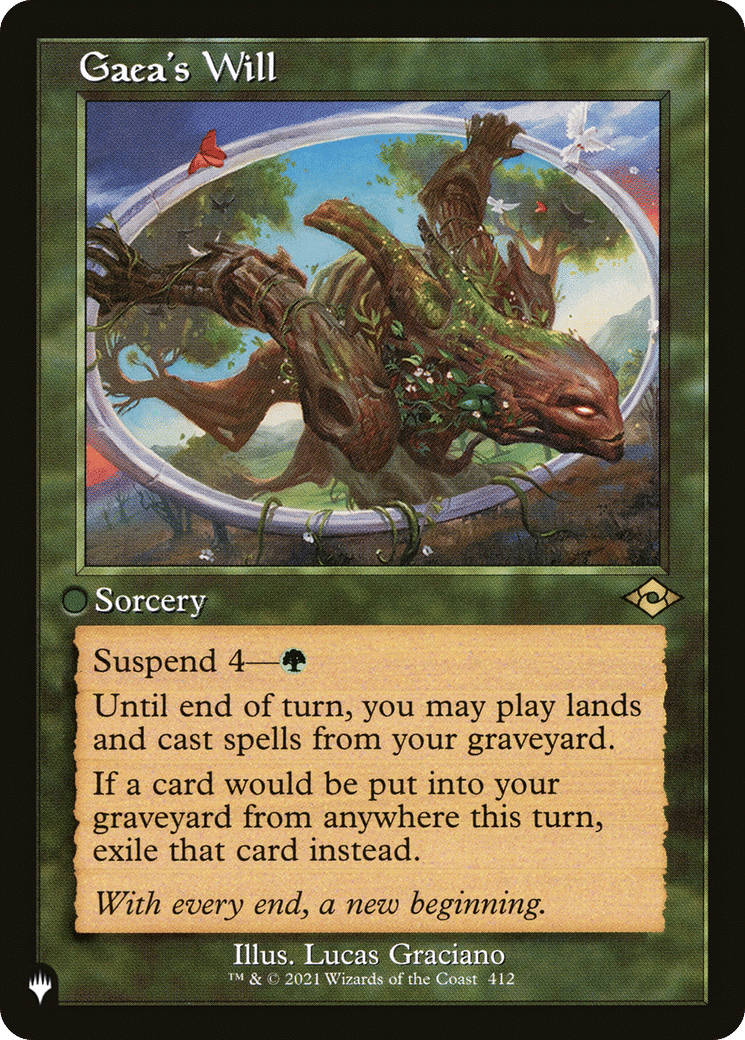 Volonté de Gaia — The List — Magic: The Gathering