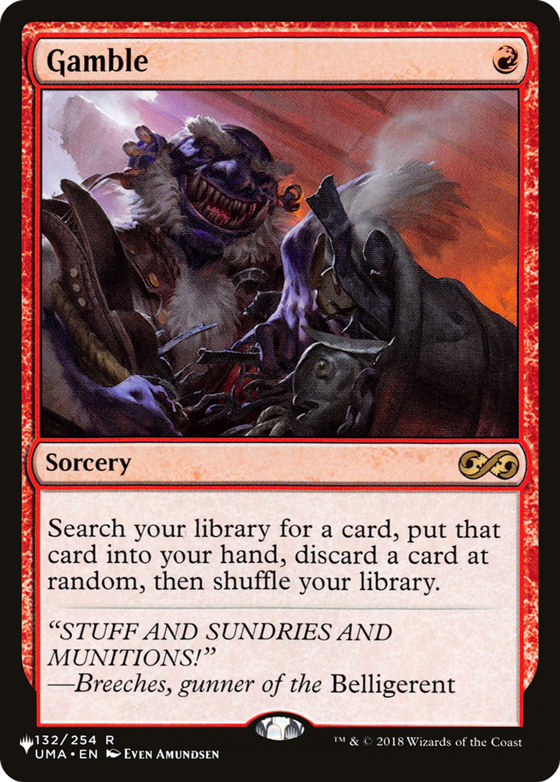 Risque-tout — The List — Magic: The Gathering