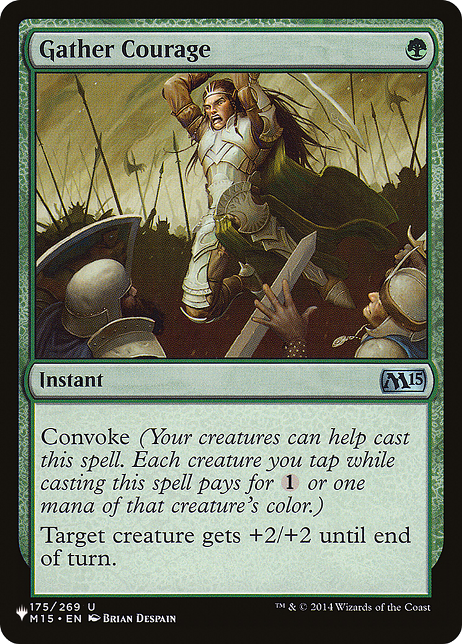 Gather Courage — The List — Magic: The Gathering