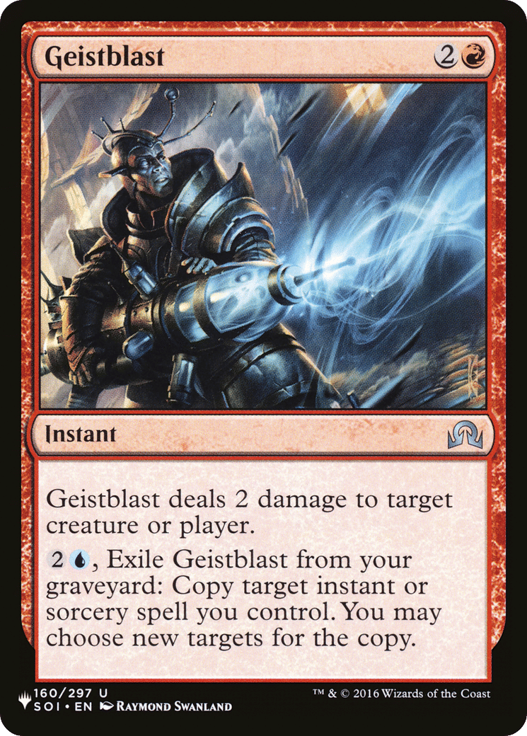 Geistblast — The List — Magic: The Gathering
