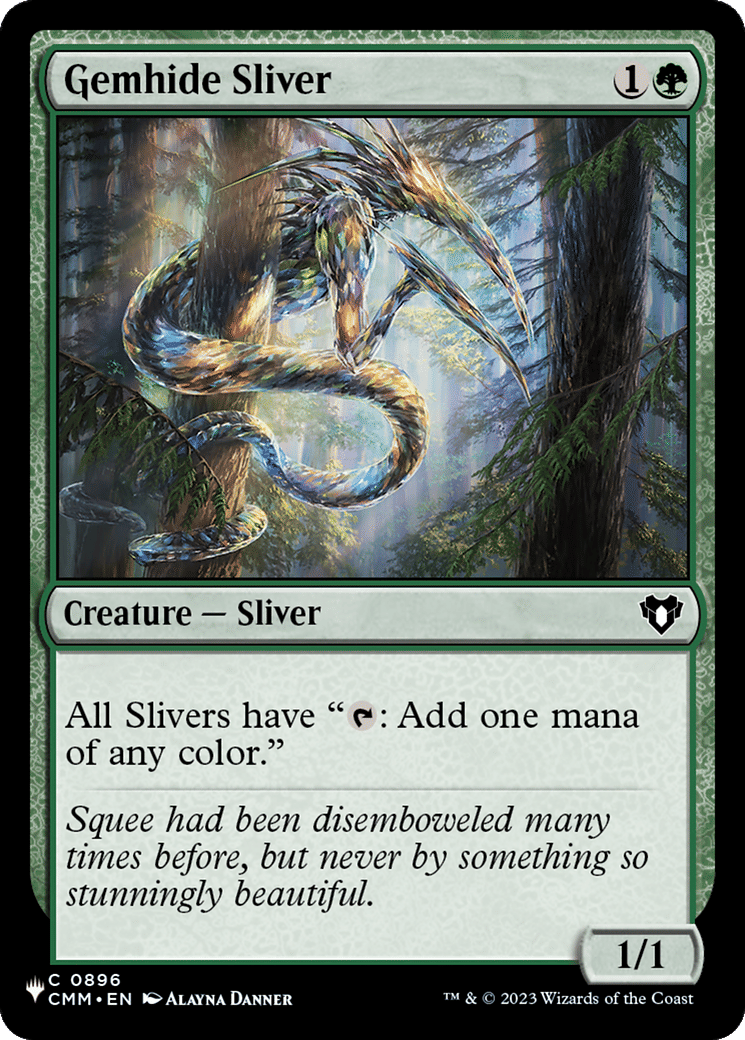 Gemhide Sliver — The List — Magic: The Gathering