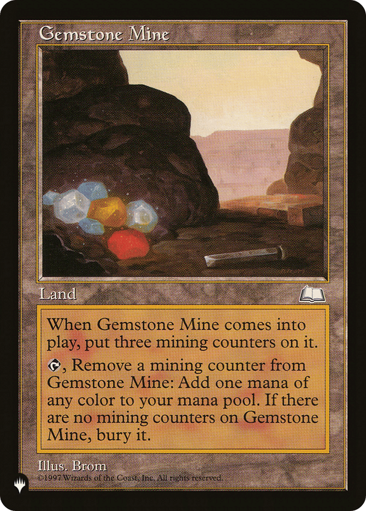Gemstone Mine — The List — Magic: The Gathering