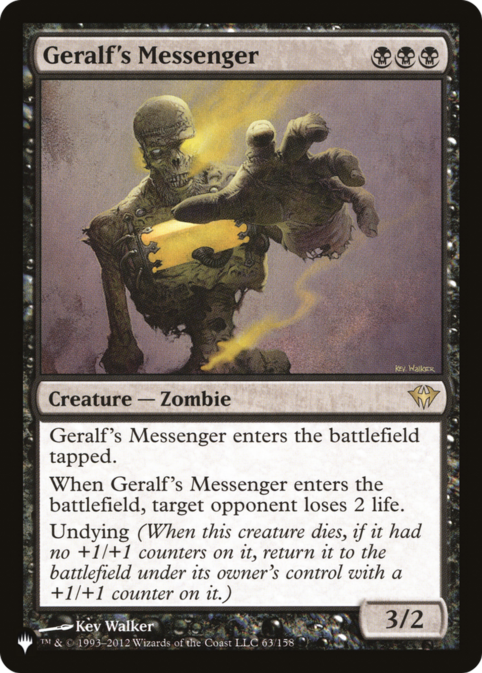 Geralf's Messenger — The List — Magic: The Gathering