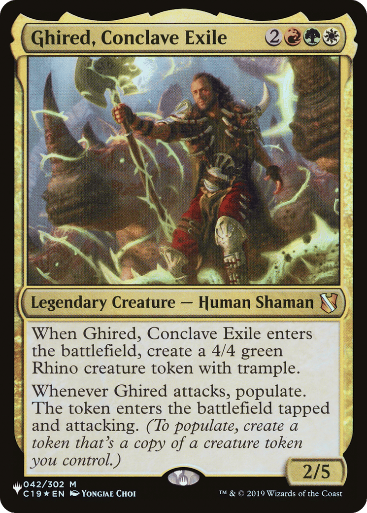 Ghired, Conclave Exile — The List — Magic: The Gathering