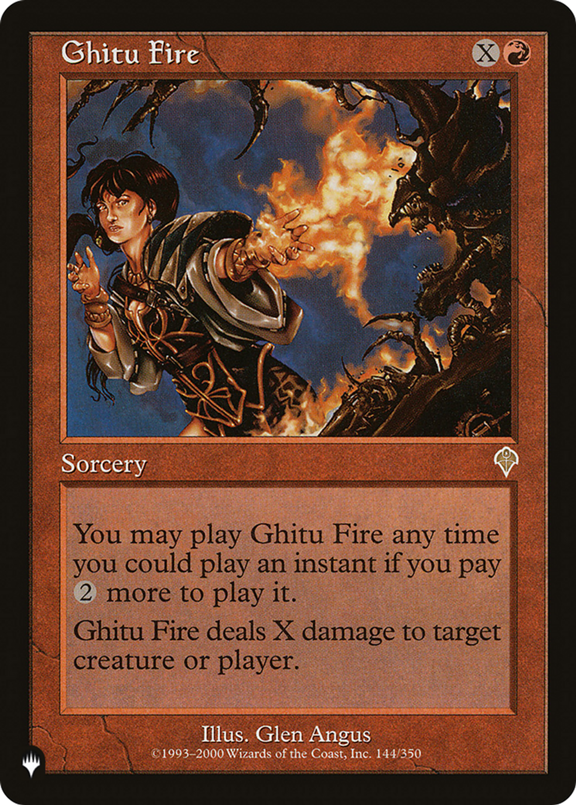 Ghitu Fire — The List — Magic: The Gathering