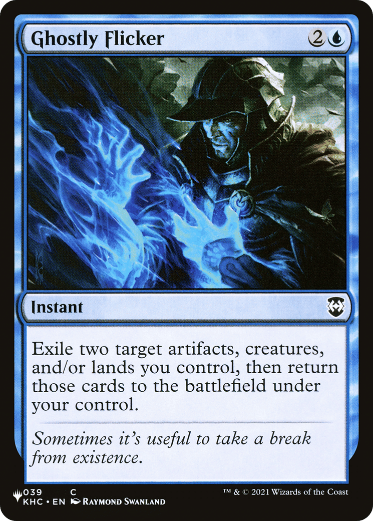 Ghostly Flicker — The List — Magic: The Gathering