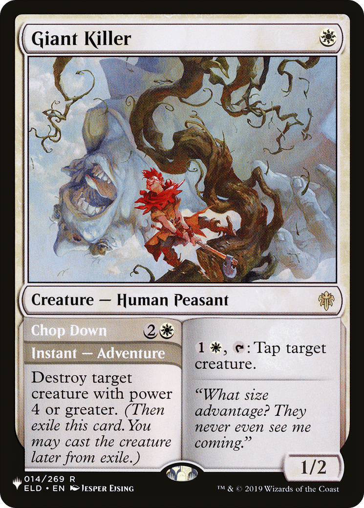 Giant Killer // Chop Down — The List — Magic: The Gathering