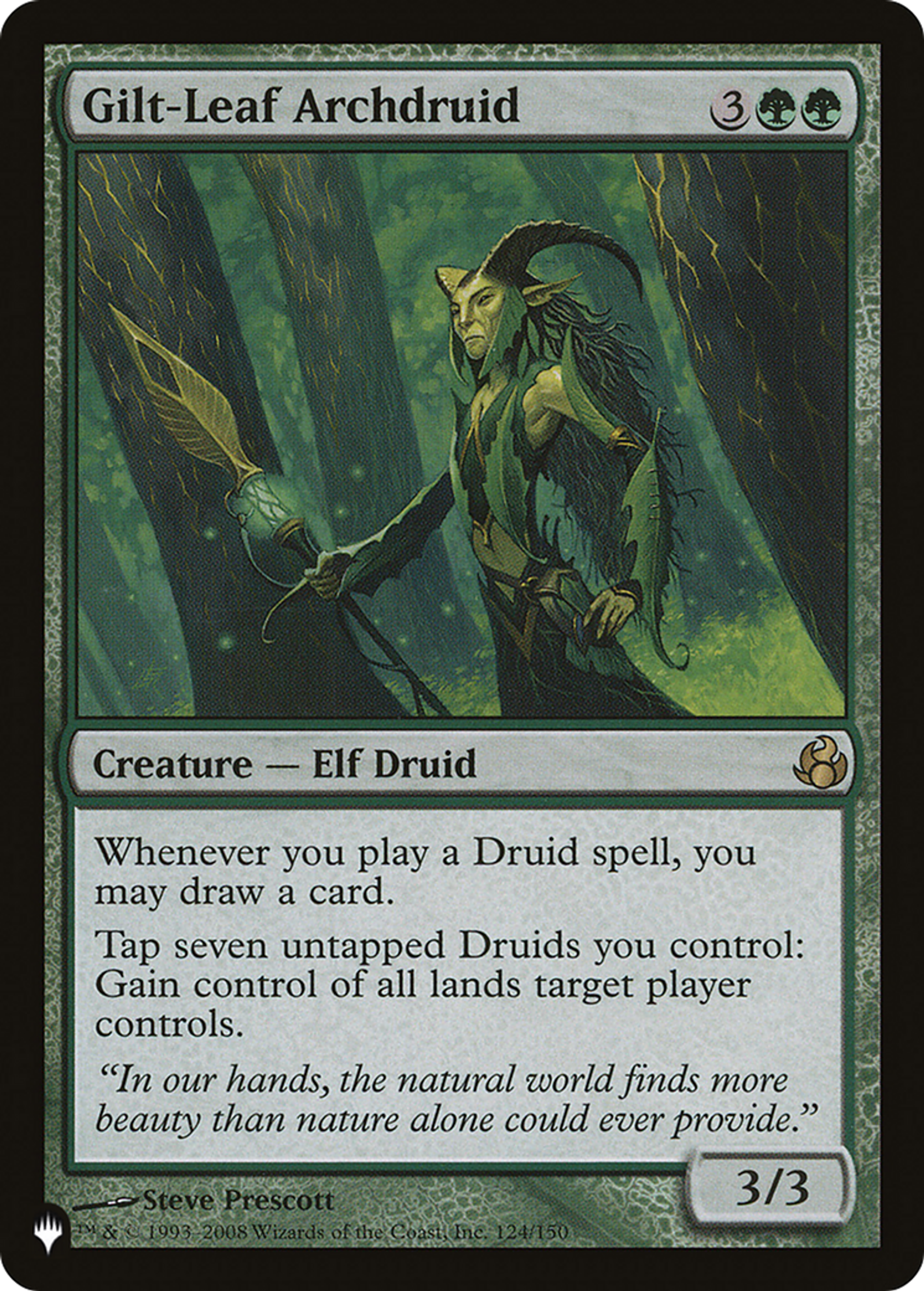 Gilt-Leaf Archdruid — The List — Magic: The Gathering