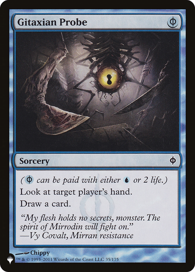 Sonde gitaxienne — The List — Magic: The Gathering