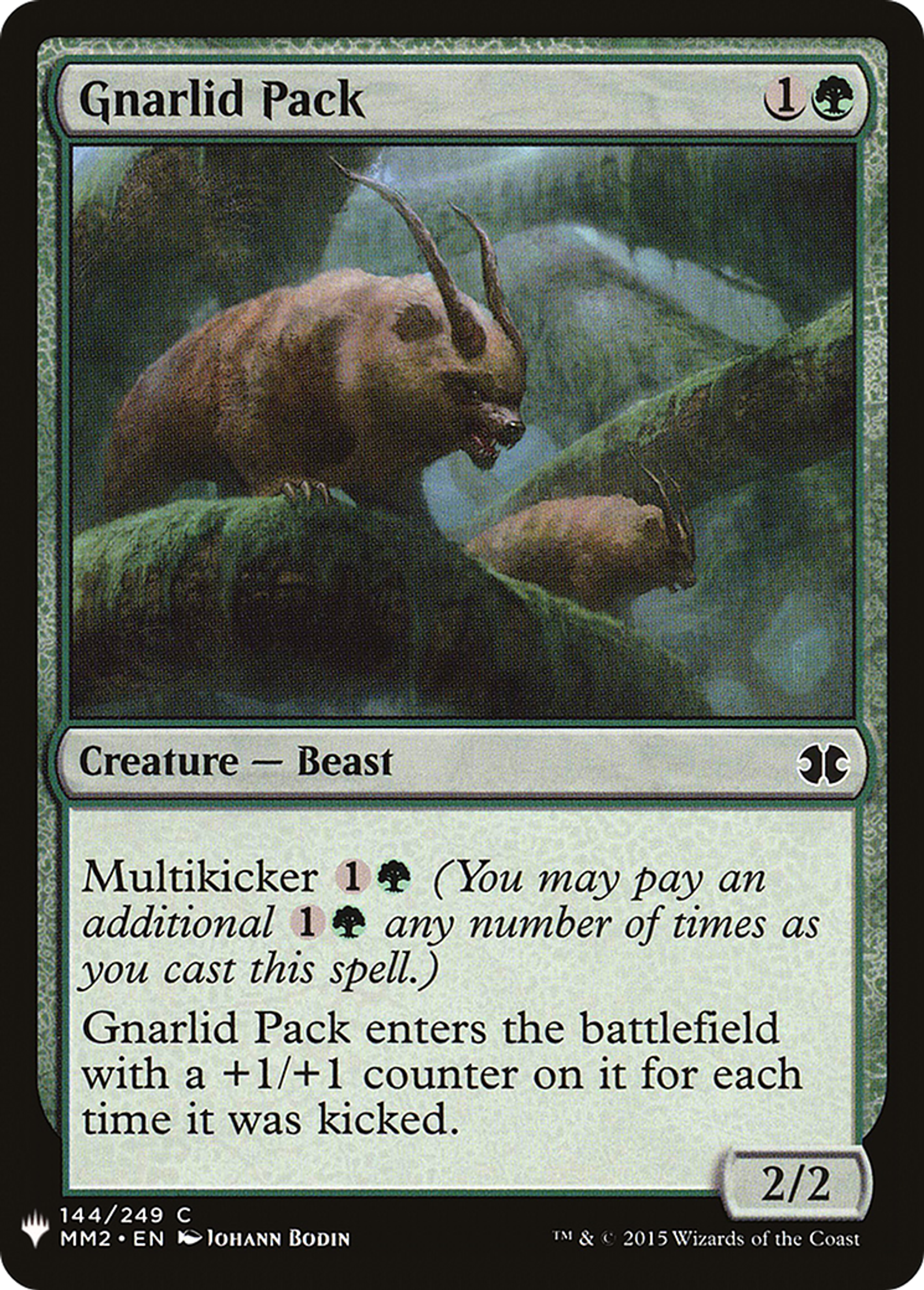Gnarlid Pack — The List — Magic: The Gathering
