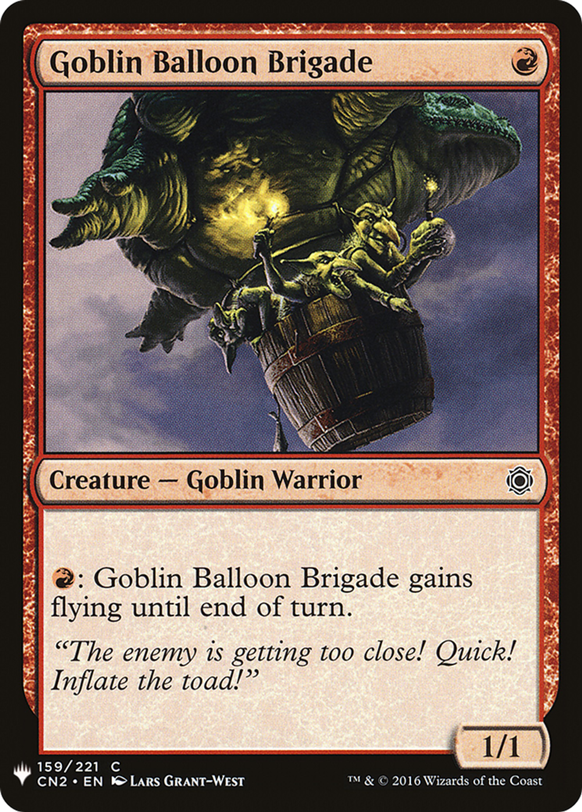 Goblin Balloon Brigade — The List — Magic: The Gathering