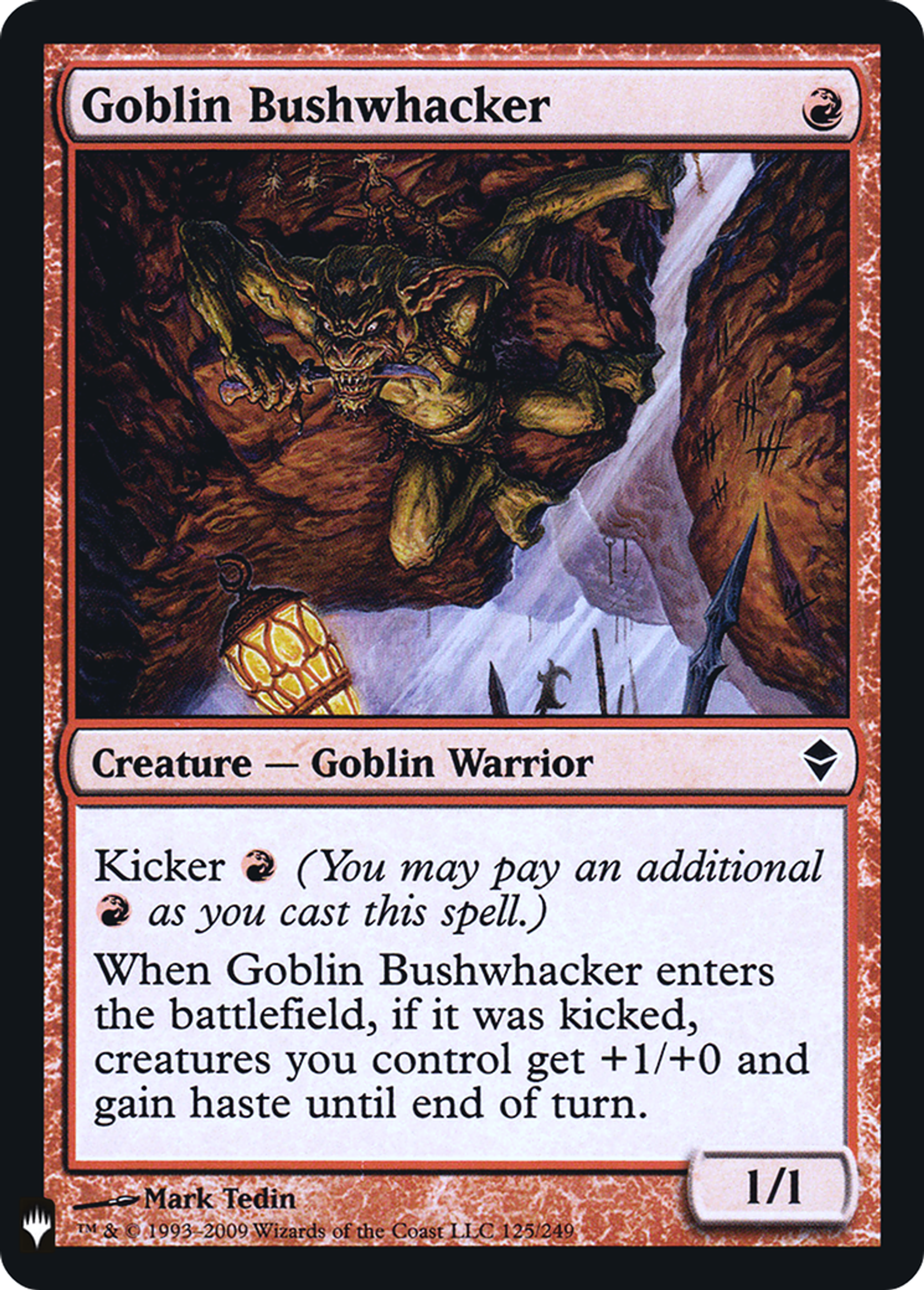 Guérillero gobelin — The List — Magic: The Gathering