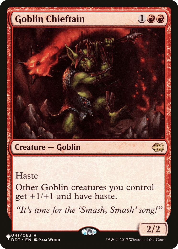 Goblin Chieftain — The List — Magic: The Gathering