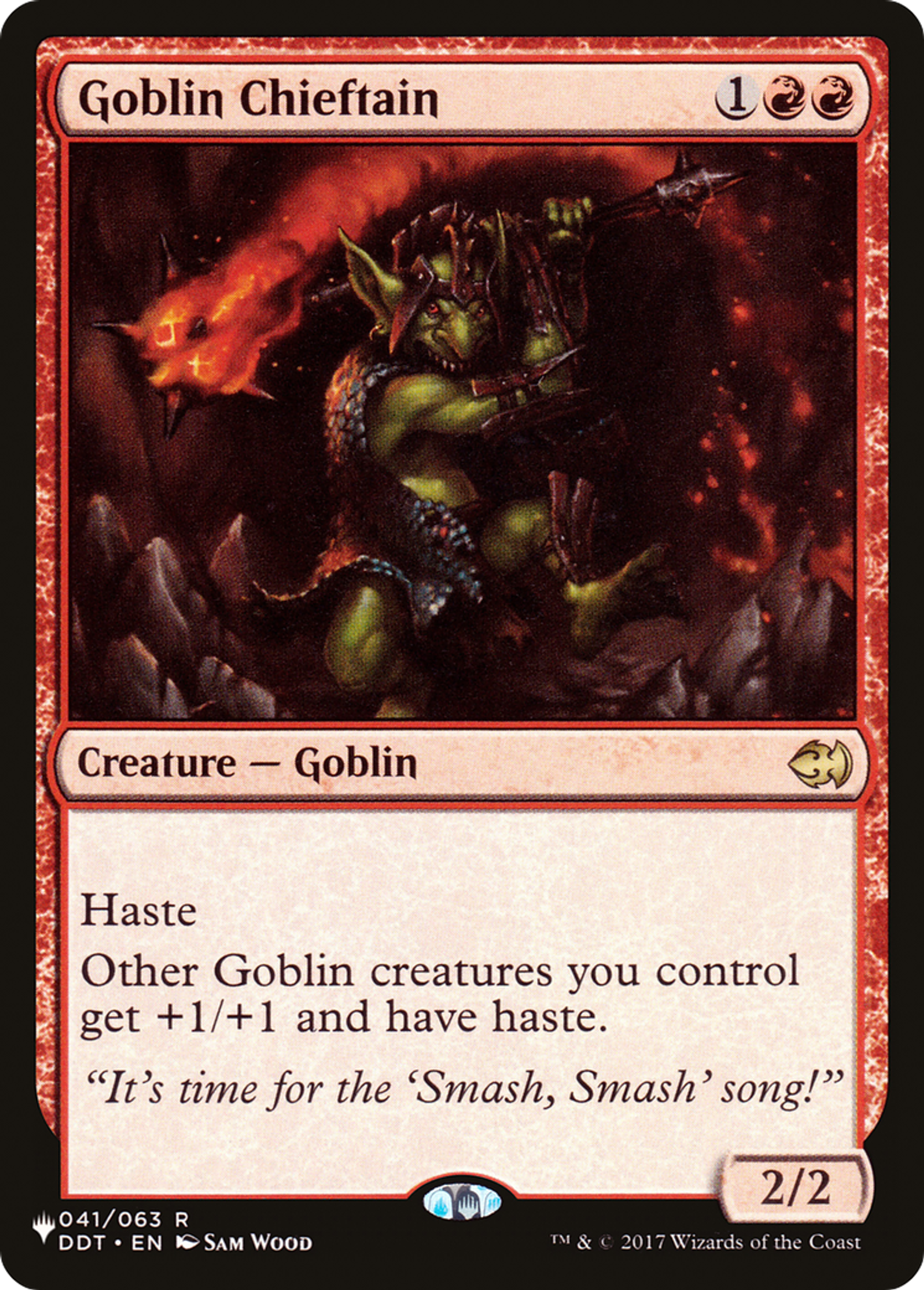 Goblin Chieftain — The List — Magic: The Gathering