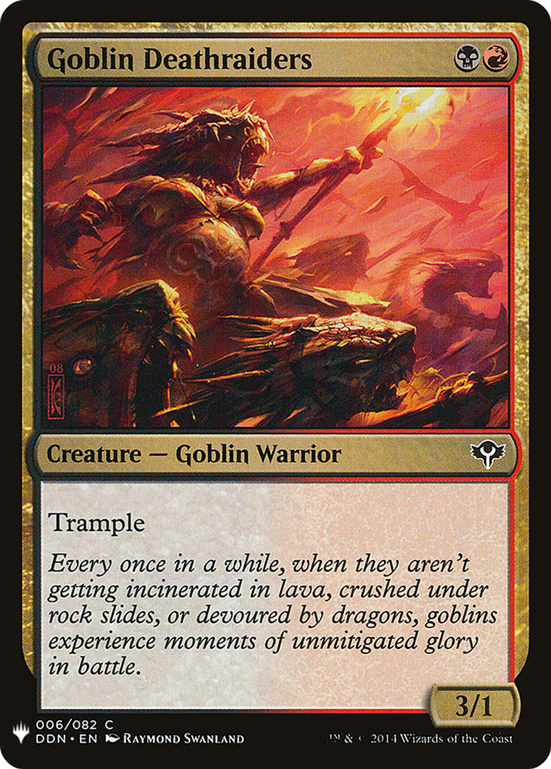 Goblin Deathraiders — The List — Magic: The Gathering