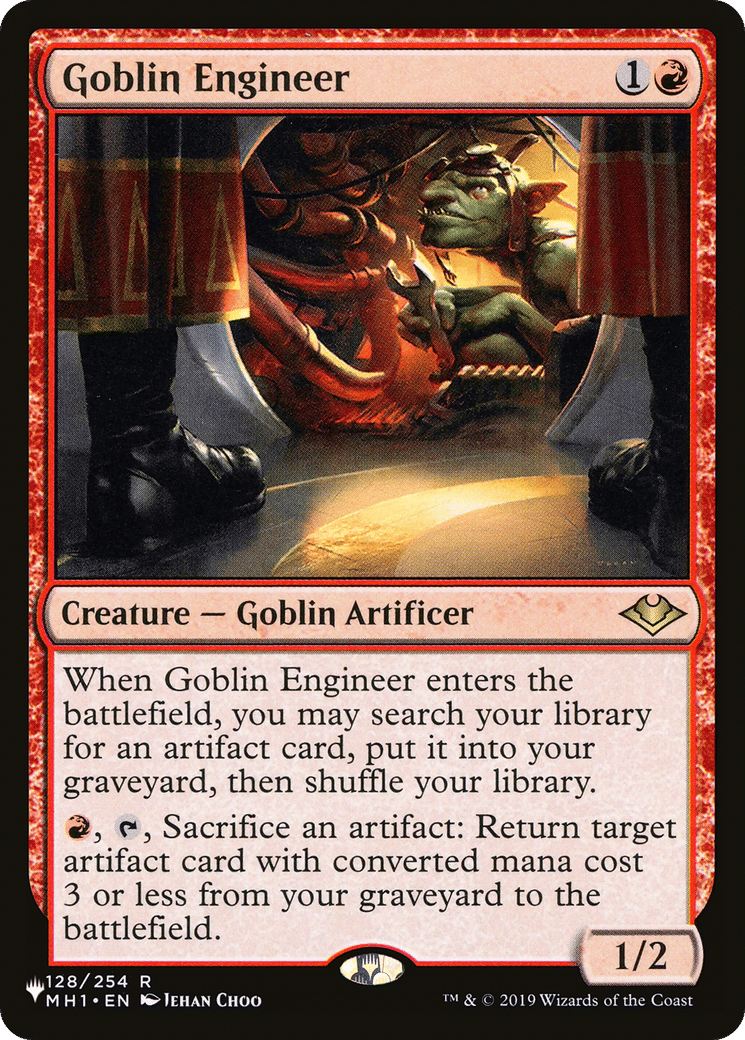 Goblin Engineer — The List — Magic: The Gathering