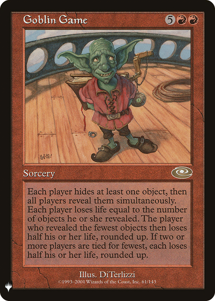 Goblin Game — The List — Magic: The Gathering