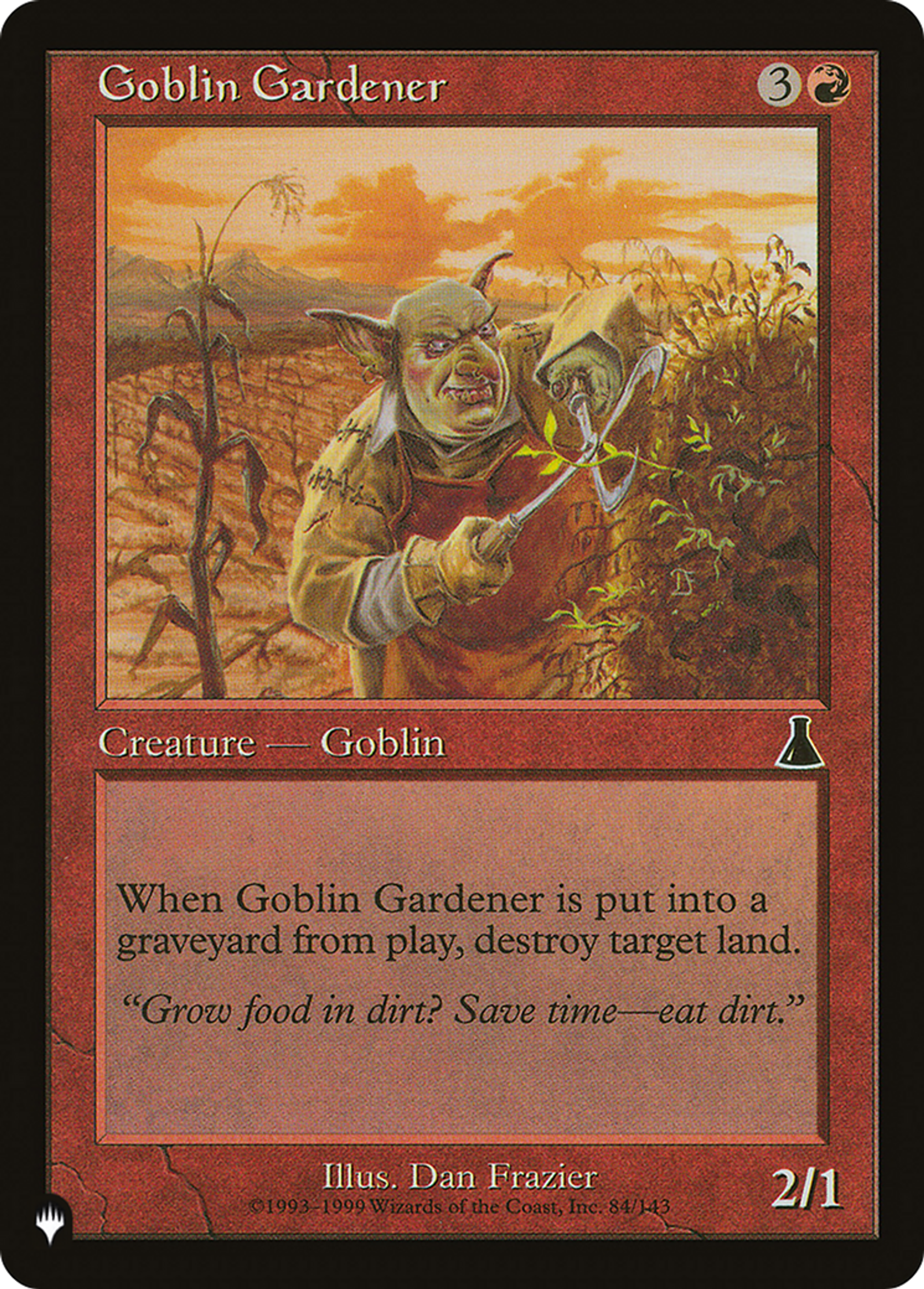 Goblin Gardener — The List — Magic: The Gathering