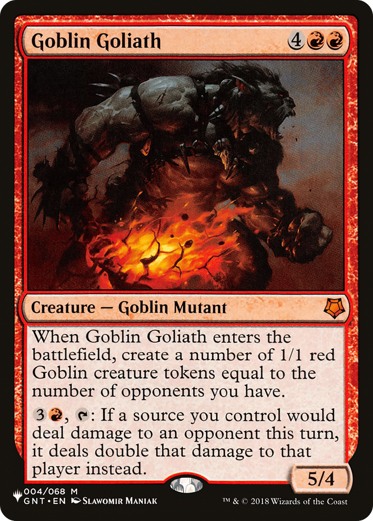 Goblin Goliath — The List — Magic: The Gathering