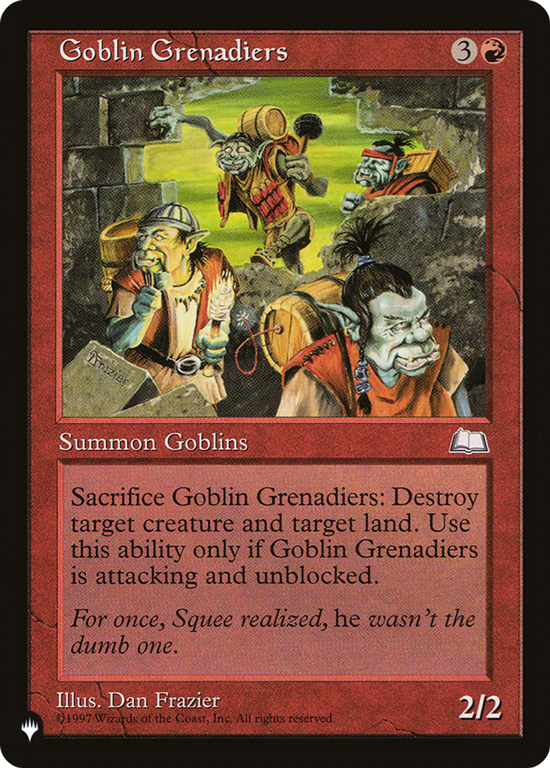 Goblin Grenadiers — The List — Magic: The Gathering