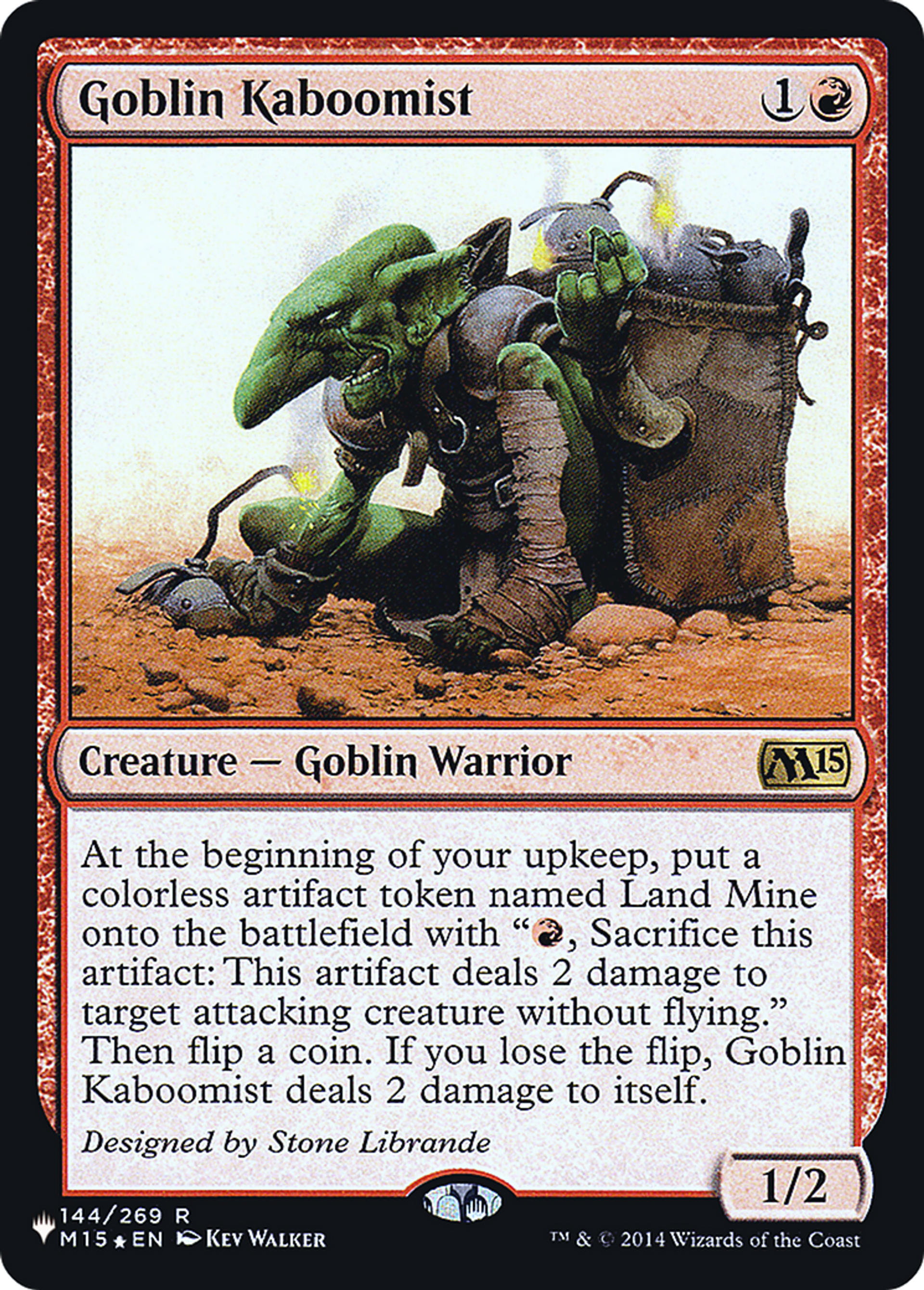 Goblin Kaboomist — The List — Magic: The Gathering