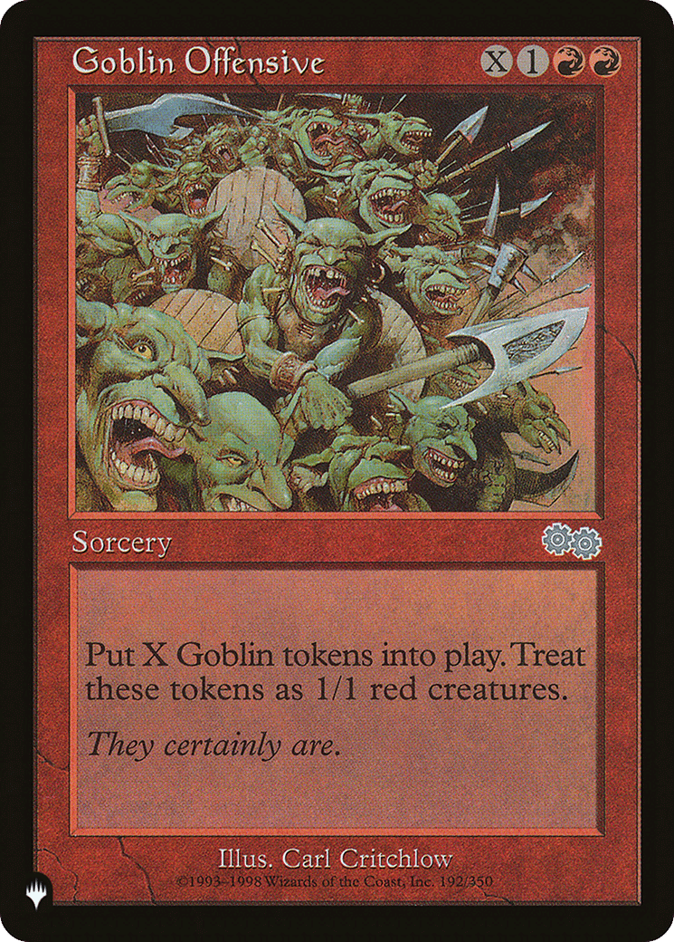 Goblin Offensive — The List — Magic: The Gathering