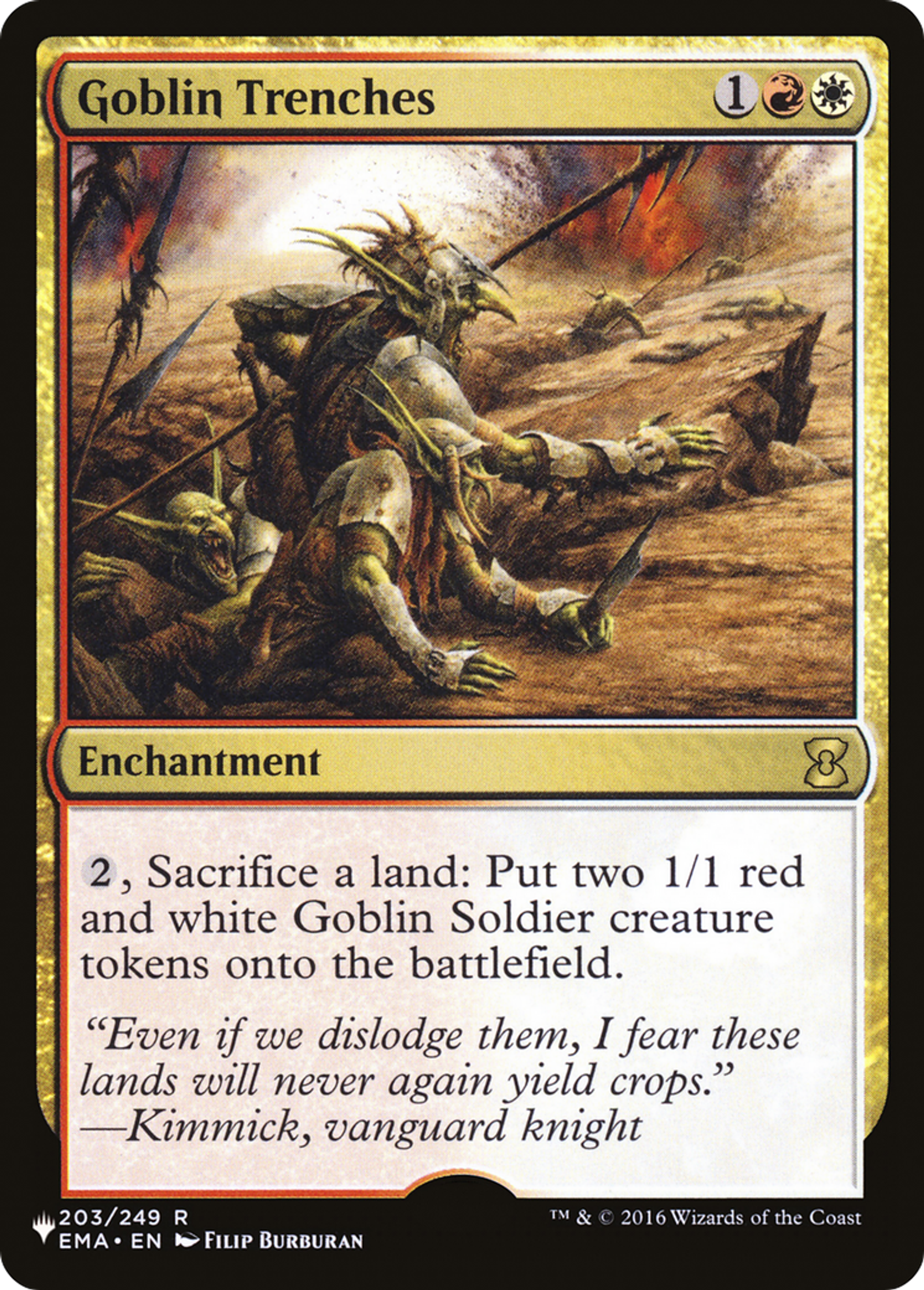 Goblin Trenches — The List — Magic: The Gathering