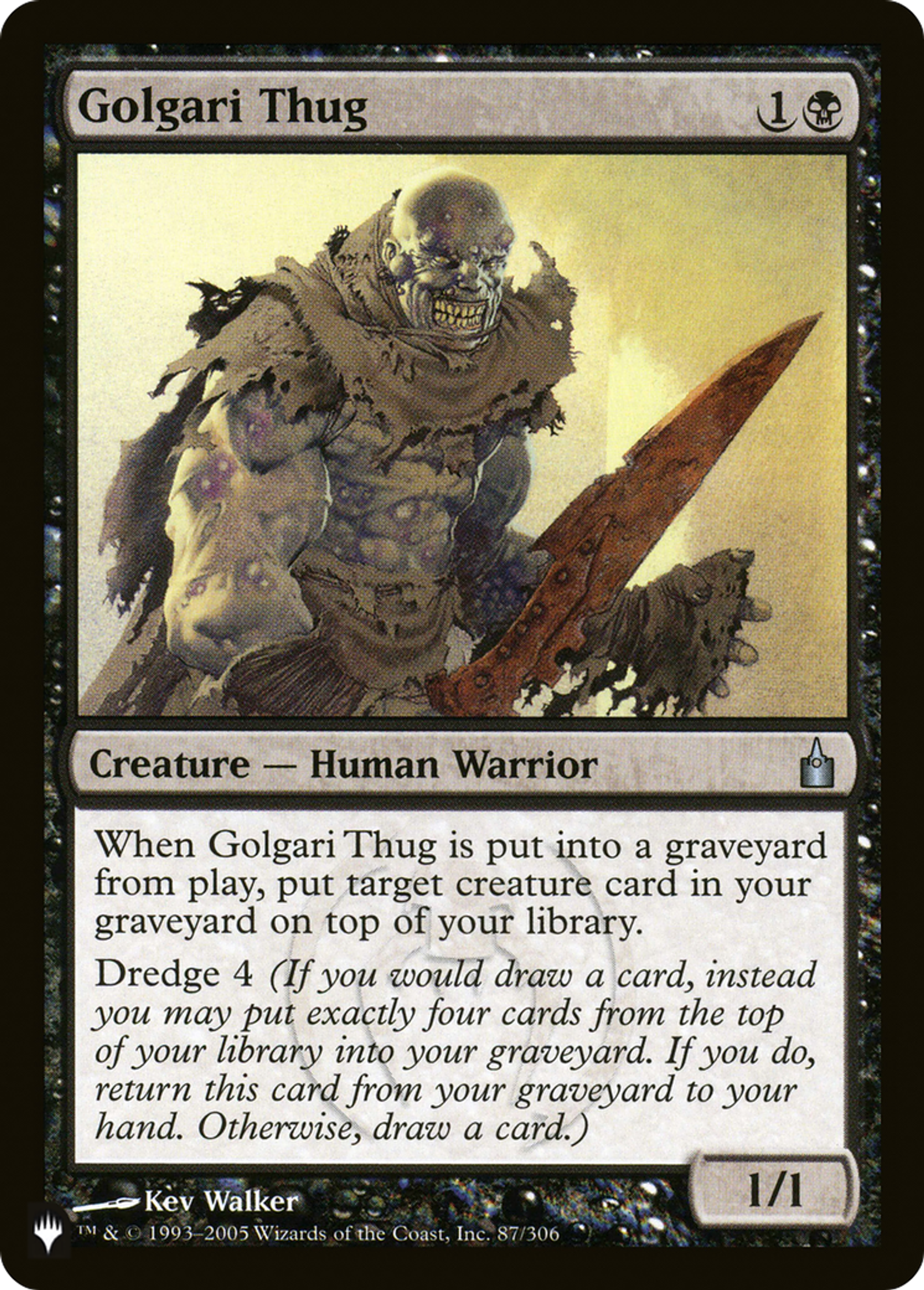 Étrangleur golgari — The List — Magic: The Gathering