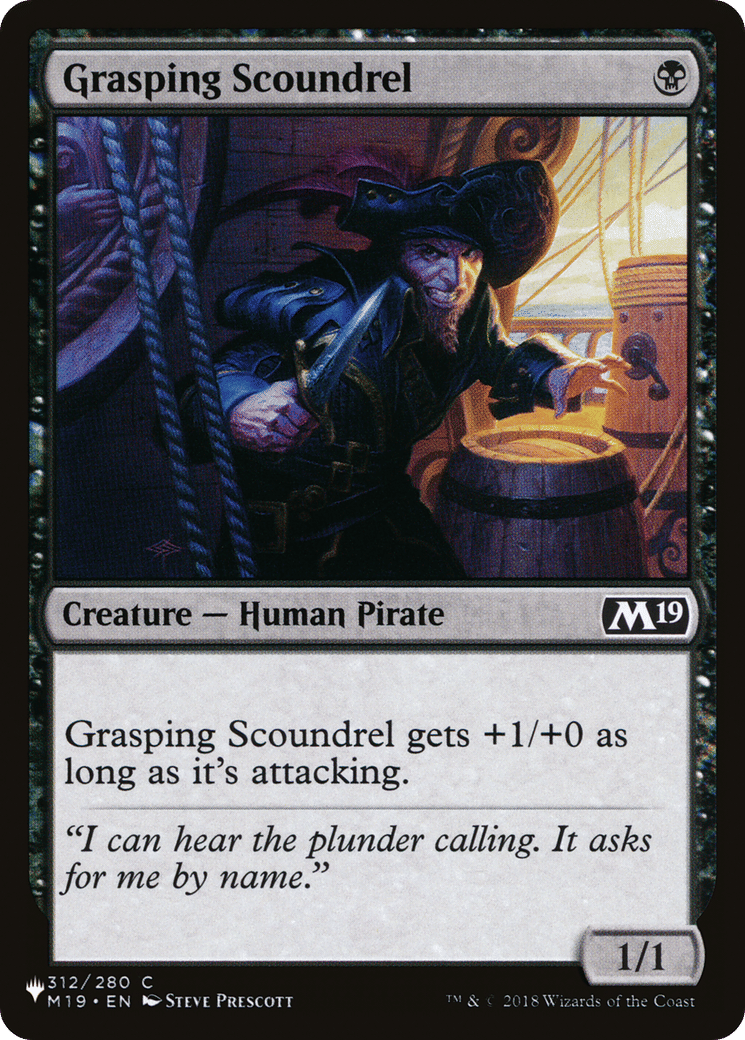 Grasping Scoundrel — The List — Magic: The Gathering
