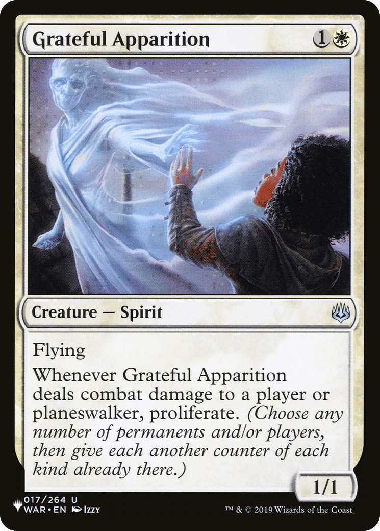 Grateful Apparition — The List — Magic: The Gathering
