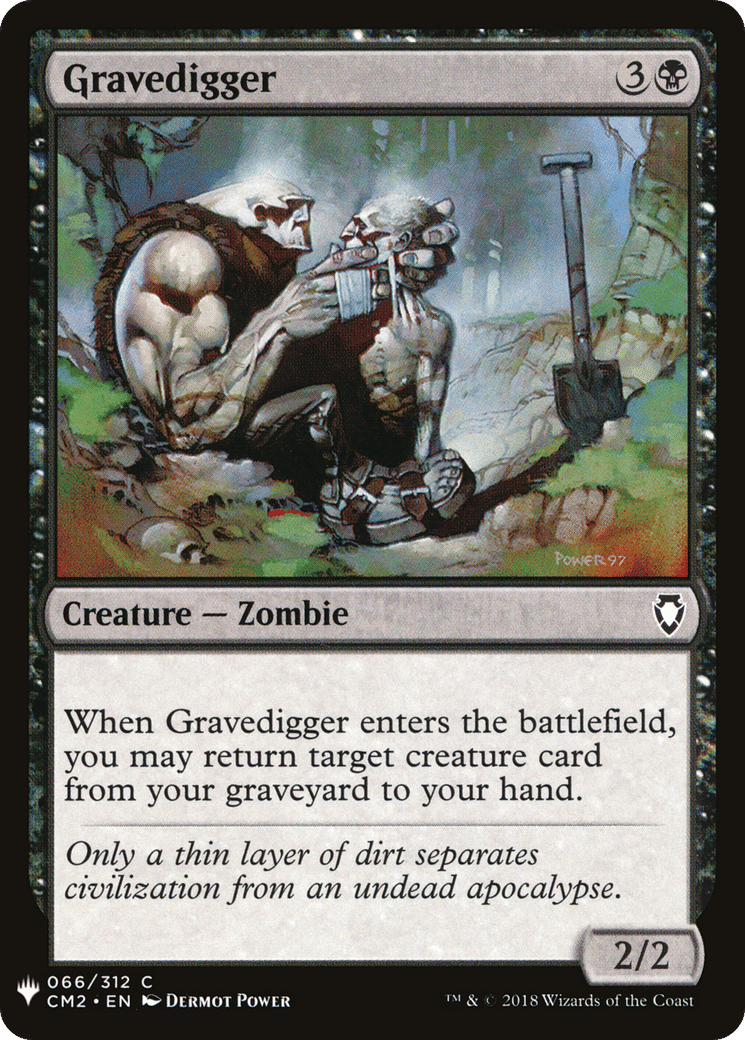Gravedigger — The List — Magic: The Gathering