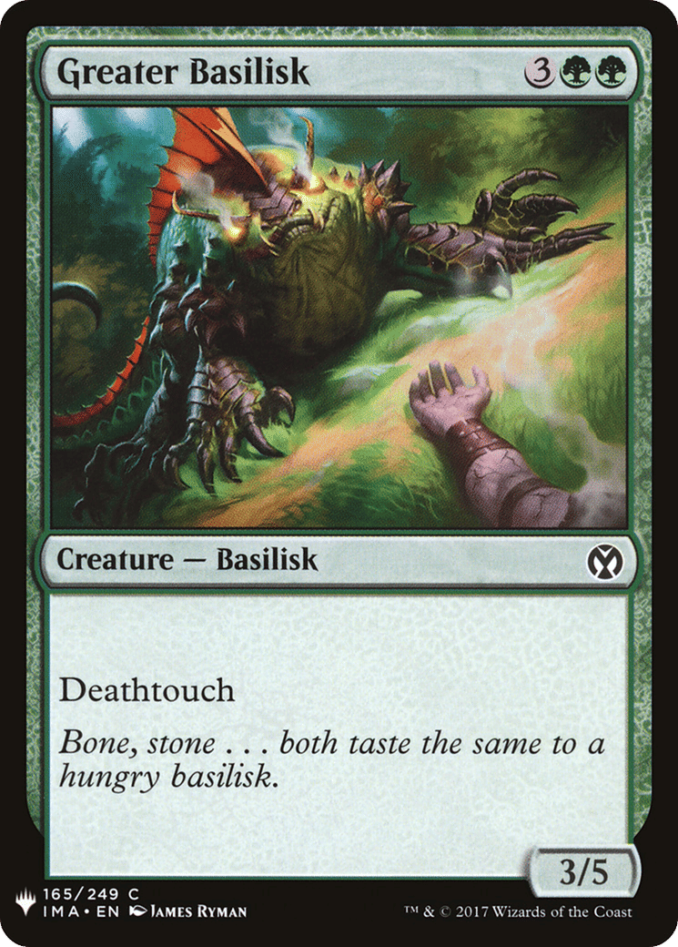 Greater Basilisk — The List — Magic: The Gathering