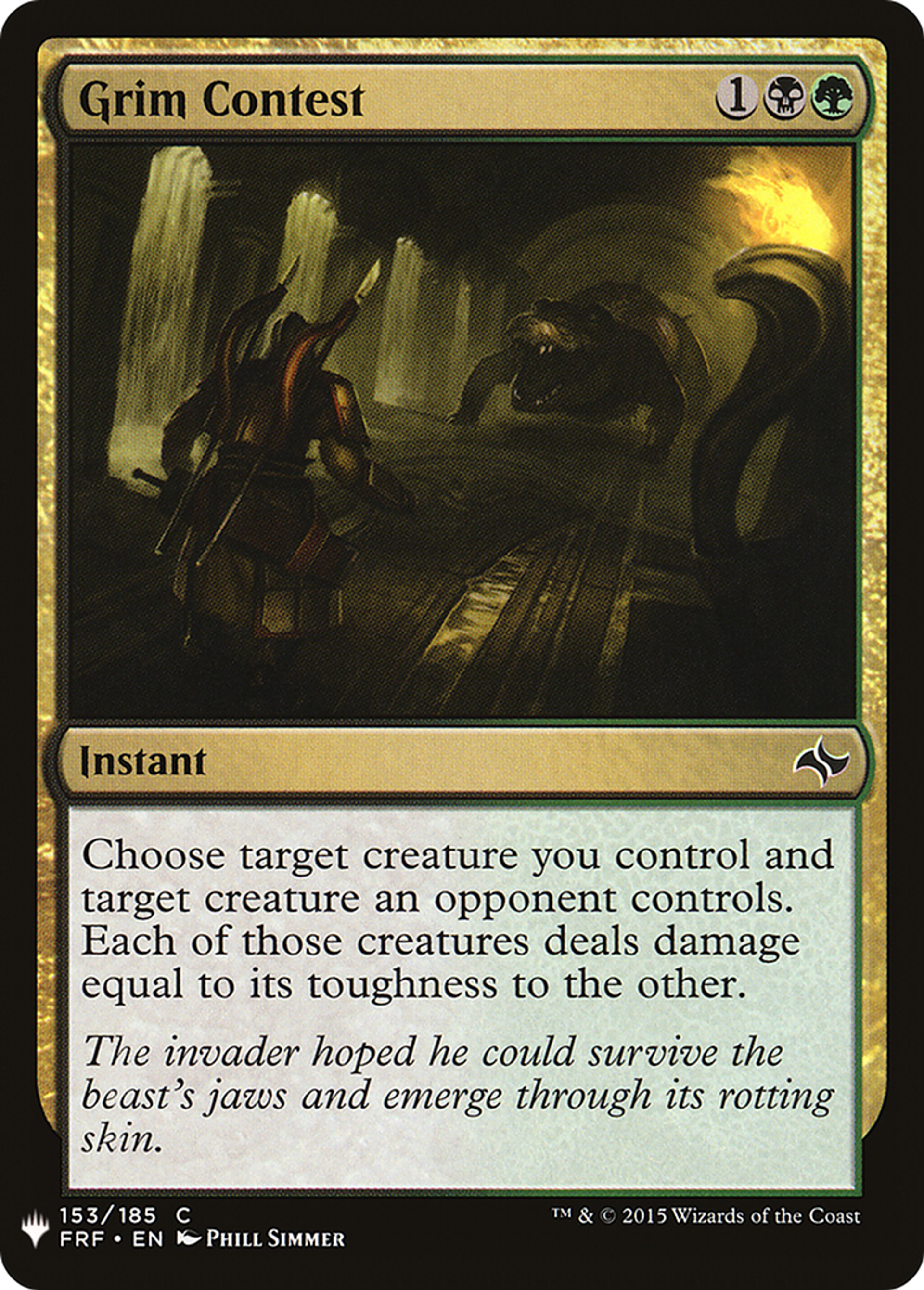 Grim Contest — The List — Magic: The Gathering