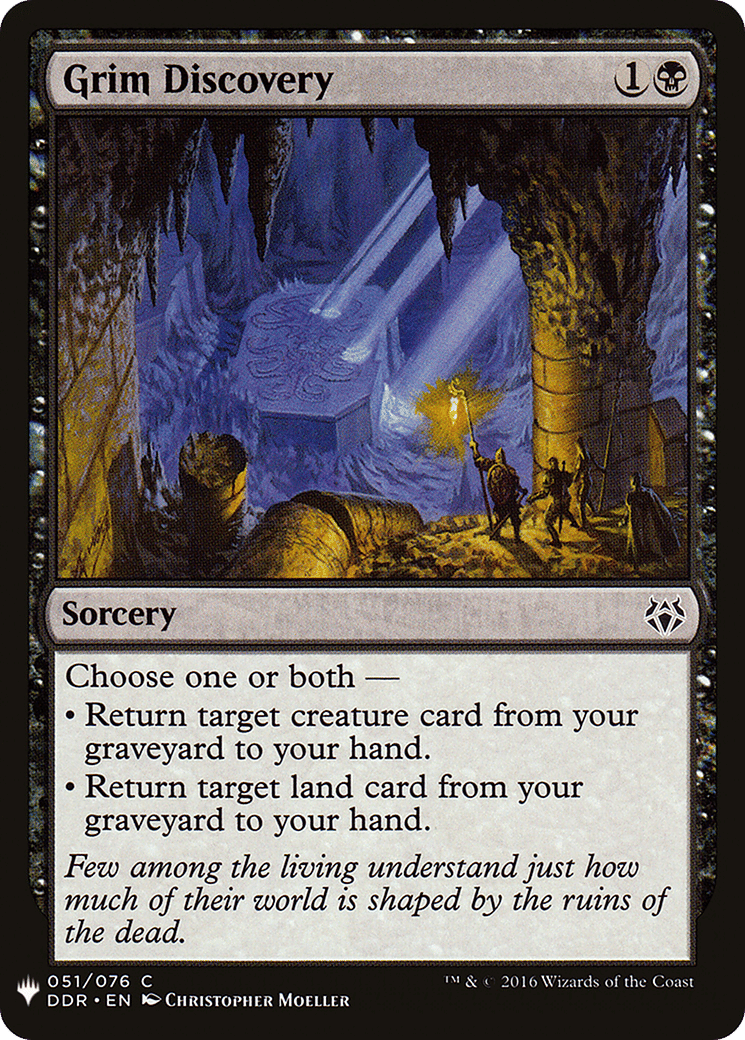 Sinistre découverte — The List — Magic: The Gathering