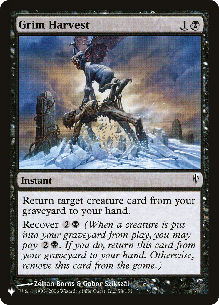 Grim Harvest — The List — Magic: The Gathering