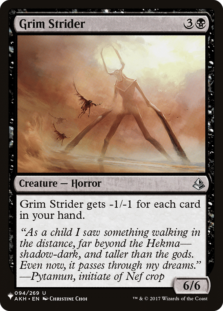 Grim Strider — The List — Magic: The Gathering