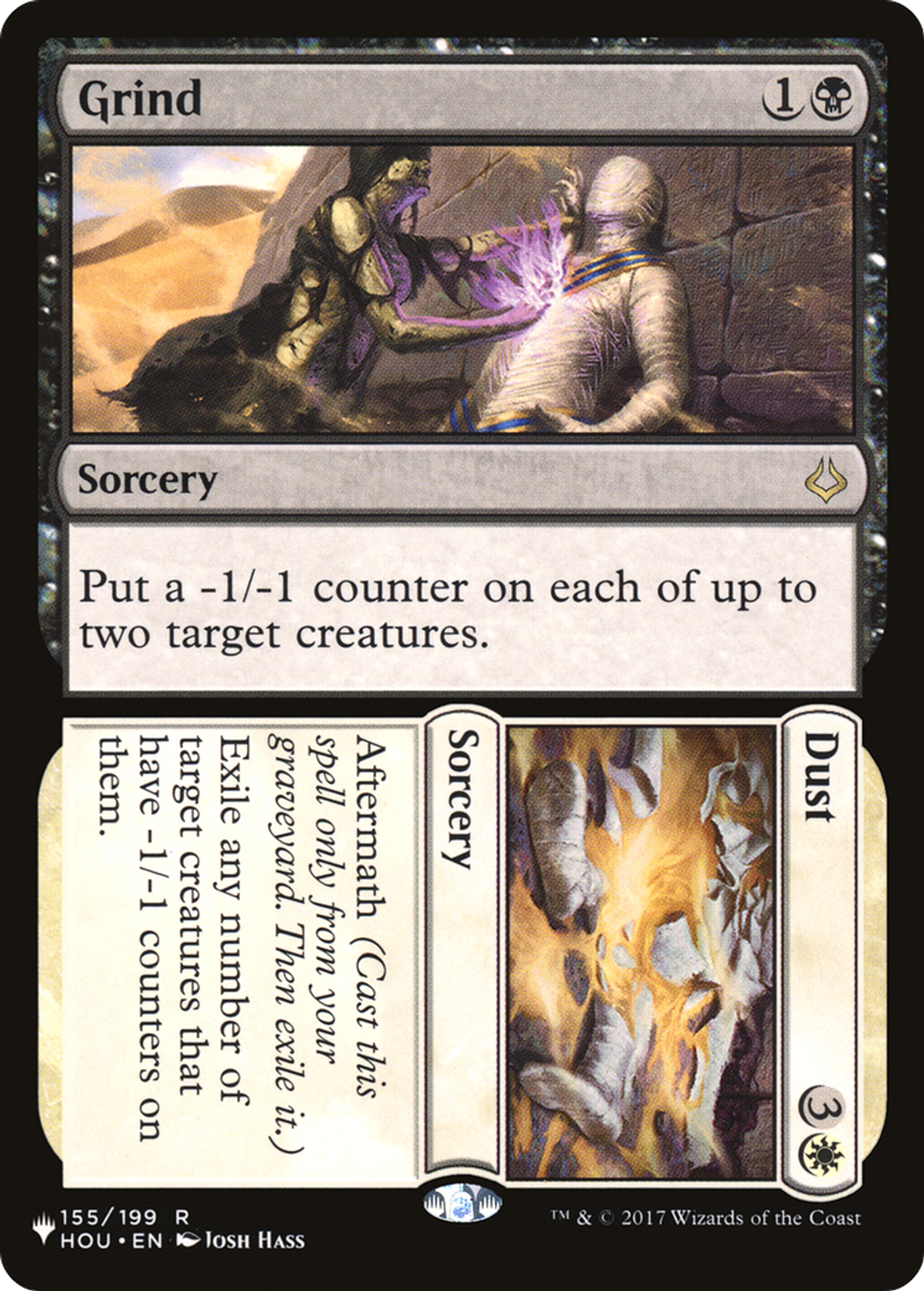 Grind // Dust — The List — Magic: The Gathering