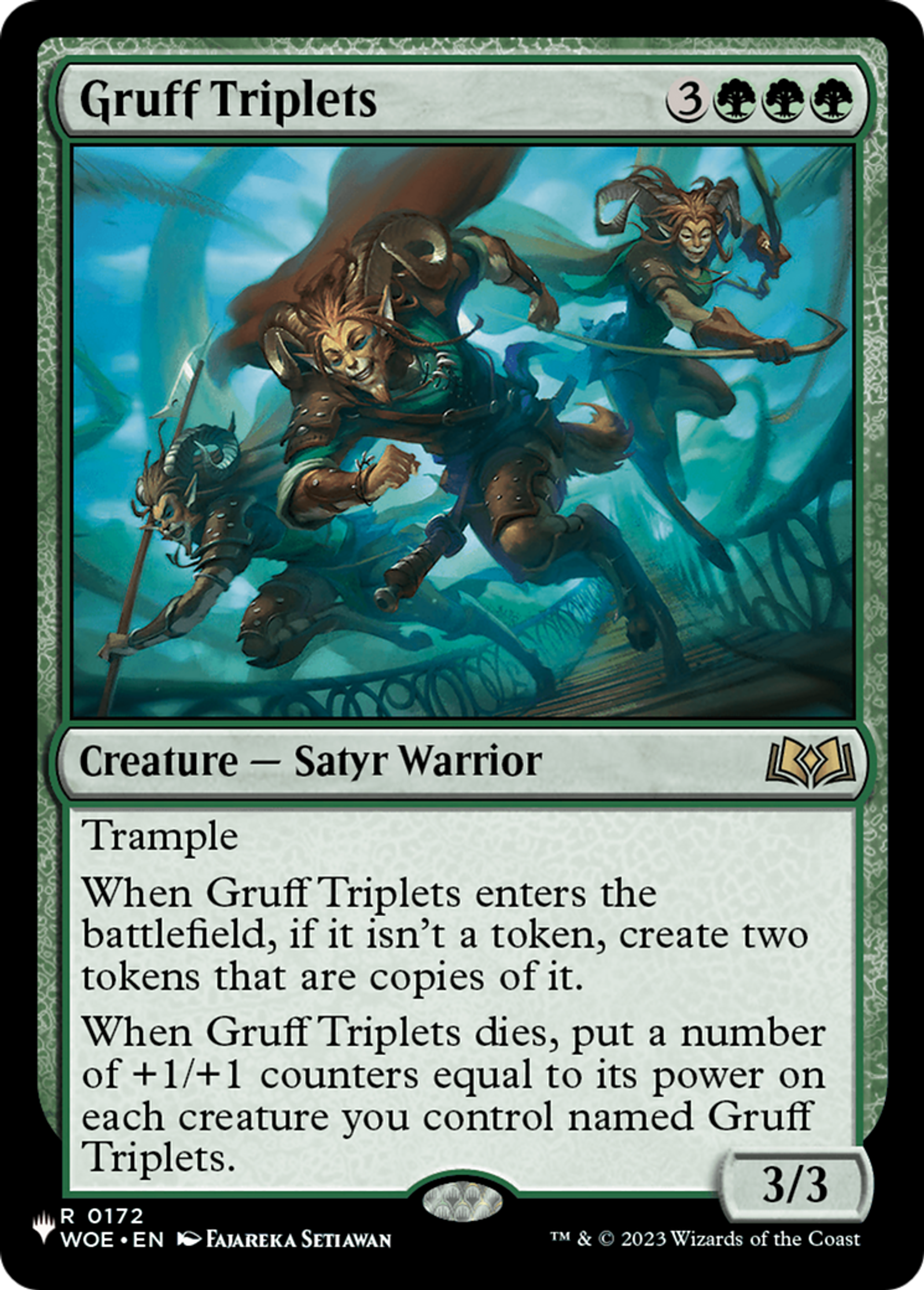 Gruff Triplets — The List — Magic: The Gathering