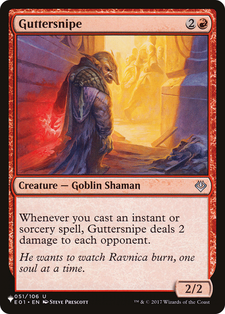 Guttersnipe — The List — Magic: The Gathering