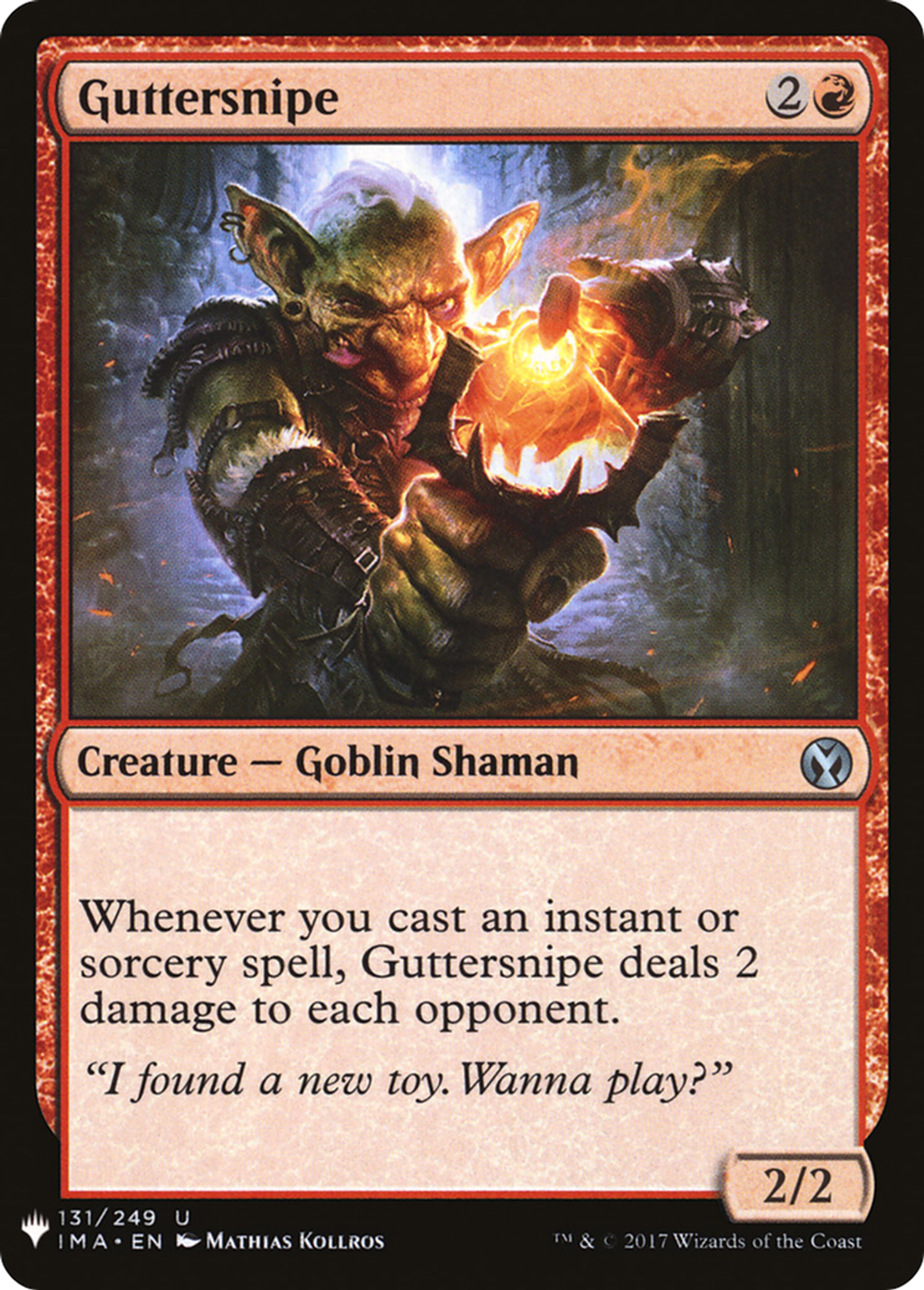 Guttersnipe — The List — Magic: The Gathering