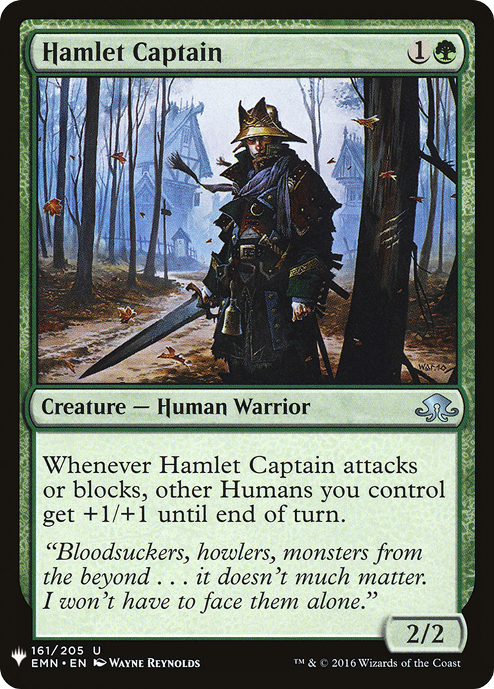 Hamlet Captain — The List — Magic: The Gathering
