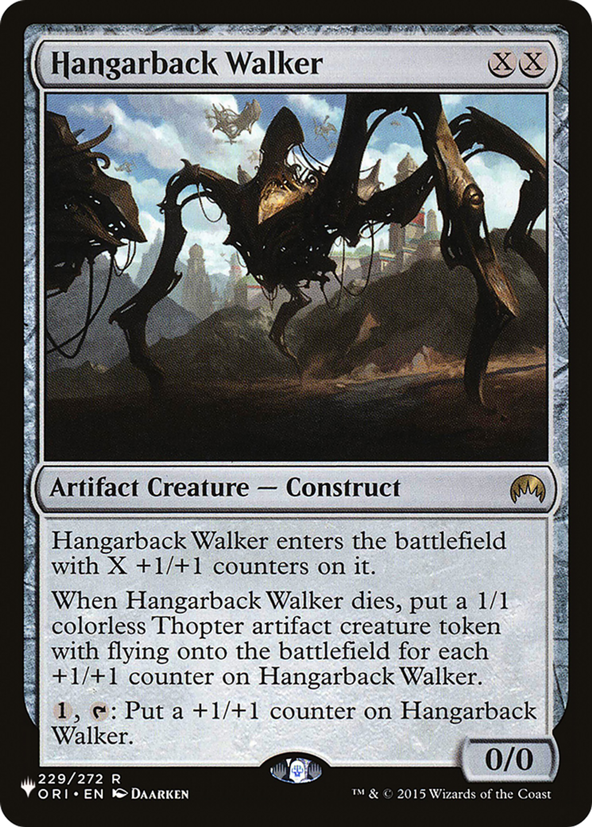 Marcheur porte-hangars — The List — Magic: The Gathering