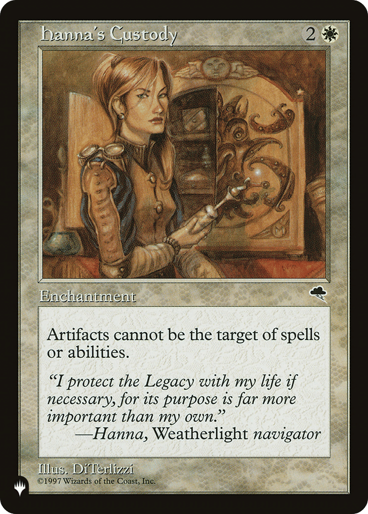 Hanna's Custody — The List — Magic: The Gathering