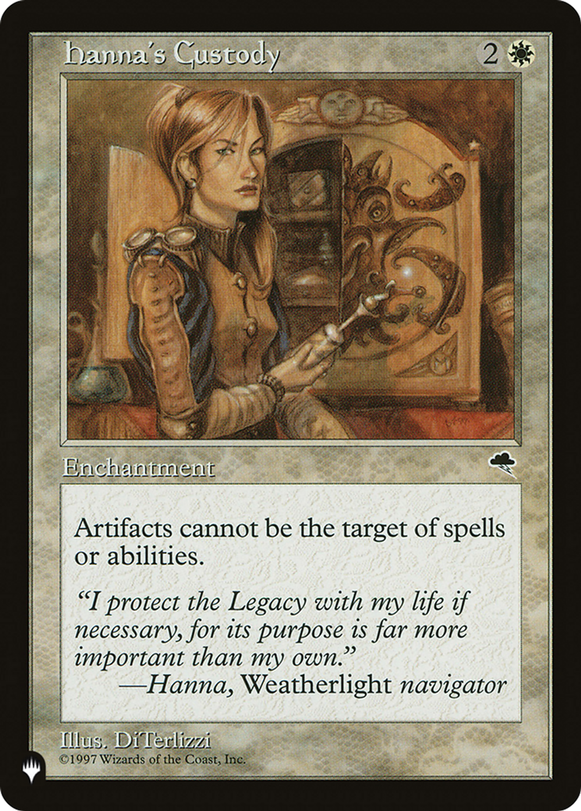 Hanna's Custody — The List — Magic: The Gathering